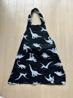 【新品未使用】恐竜柄キッズエプロン