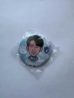 【匿名配送】V・ファーレン長崎 松本 天夢選手 缶バッジ（平和祈念ver）