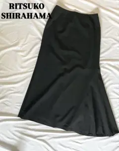 未使用級✨RITSUKO SHIRAHAMA スカート 変形 ランダムヘム 黒