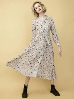 jouetie レオパードローズシフォンワンピース ジュエティー ジュエティ