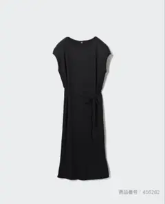 UNIQLO ユニクロ　ノースリーブ　プリーツワンピース　黒　Sサイズ