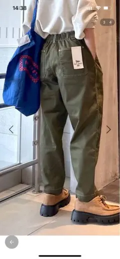 ニコアンド　ストレッチデーパートパンツ