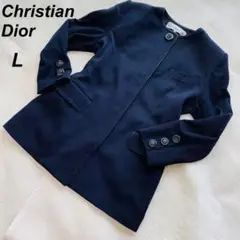 Christian Dior クリスチャンディオール ノーカラージャケット