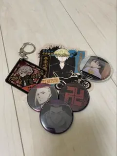 アクリルキーホルダー 缶バッジ　シールの東京卍リベンジャーズのグッズ