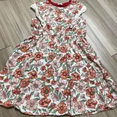 SERAPH 花柄 半袖ワンピース 130 セラフ