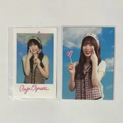 小川彩 NOGICAFE ポラロイド風ステッカー トレーディングカード セット