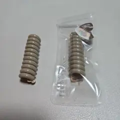 ポニーフック（コイルアップ） ベージュ フラワーリング　2個セット