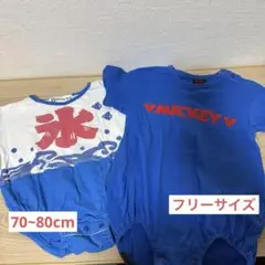 ロンパース カバーオール 2点まとめ売り 夏服セール‼️