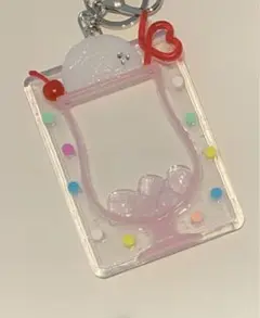 クリームソーダ トレカケース ピンク レジントレカケース