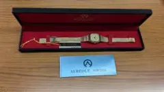 【未使用・箱付き】AUREOLE SWISS 腕時計 SW243 クォーツ