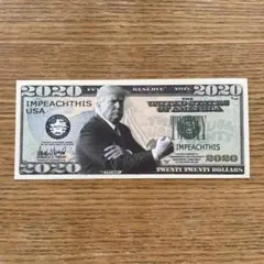 2020年　ドナルドトランプ　ノベルティ紙幣　お札　1枚　大統領選挙