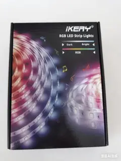 iKERY RGB LEDストリップライト 取付簡単 工具不要100V-240V
