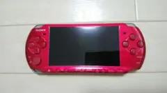 PSP-3000 レッド　動作確認済