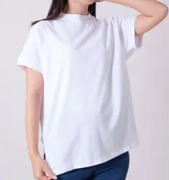 NinaetLina ニナエリナ　モックネックカットソー