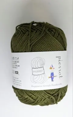 コットンニィートS 　16 　オリーブグリーン