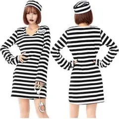 ★ 囚人服 ハロウィン コスチューム 囚人 仮装