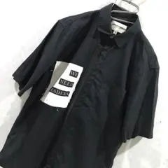 PUBLIC SCHOOL ジップアップ デザインシャツ ブラック S ｙ2ｋ