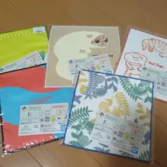 一番くじ　爬虫類＆両生類　Ｆ賞タオルコレクション5種セット