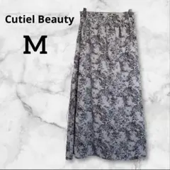 Cutiel Beauty キューティービューティー　花柄 フレアスカート M
