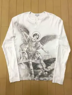 Vallad V.HENRY NECK L/S サーマル L ホワイト