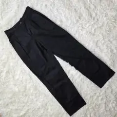 シネマクラブ　カジュアルパンツ　ストレートパンツ　M　シンプル　ブラック