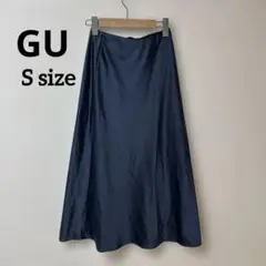 早い者勝ち！GU ネイビー ロングスカート