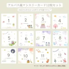 ましかく　マンスリーカード　アルバス　アルバム　四季No.3