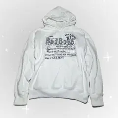 00s Bad Boys 銀ラメ 英字 パーカー プルオーバー 平成 y2k