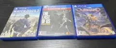 PS4ソフト3つセット