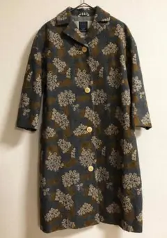 ミナペルホネン 「happycamouflage」 ウールコート 七分袖