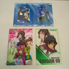 まとめ売り 機動戦士ガンダム00 クリアファイル 劇場版 ブロマイド 3点セット
