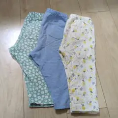ユニクロ レギンス スパッツ ズボン 7分丈 3枚セット