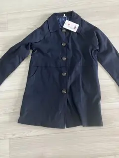 新品　未使用　ネイビー トレンチコート レディース