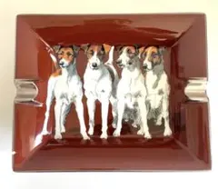 HERMÈS 犬の絵柄 置き型灰皿 赤 2025年最新】エルメス 灰皿 犬の人気アイテム - メルカリ