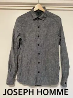 JOSEPH HOMME ジョセフオム　長袖シャツ リネン混　グレー　46
