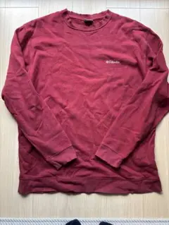 Columbia ワインレッド スウェット XL