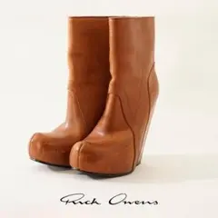 リックオウエンス Rick Owens レザーショートブーティ 36H