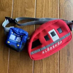 【数回のみ使用】klädskap電車ボディバック