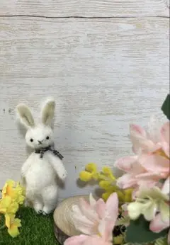 ミニチュアテディラビット　ハンドメイド　ぬいぐるみ　ミニチュア　3