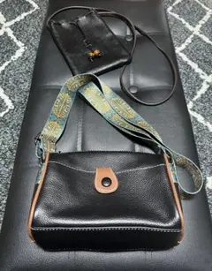 レザーショルダーバッグ 2個セット