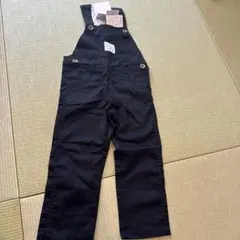 子供服 黒オーバーオール 105-115cm