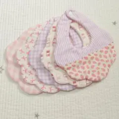 No.336 ハンドメイドもくもくスタイ5枚セット