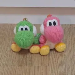 ヨッシー　緑　ピンク　amiibo　ぬいぐるみ