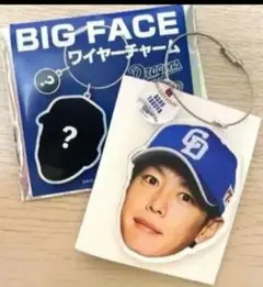 中日ドラゴンズ　82 浅尾拓也シークレットBIG FACE ワイヤーチャーム