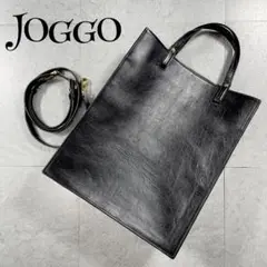 未使用級✨️ JOGGO 2way ボックストートバッグ オールブラック