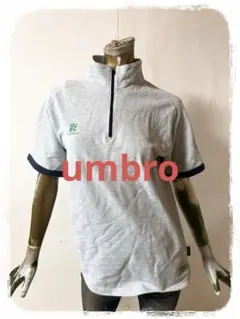 ☘️T18594☘️umbro ハーフジップ スポーツ トップス ポロシャツ M