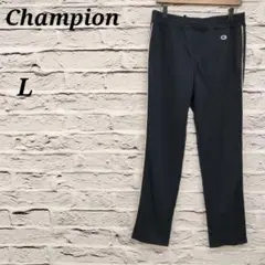 R4443 チャンピオン 【L】 ジャージパンツ サイドライン ブラック