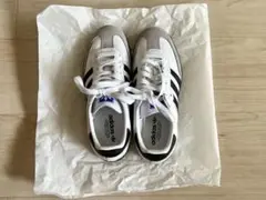 美品 adidas samba og ホワイト23cm