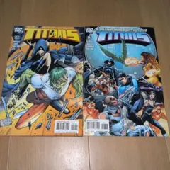 アメリカで購入 DCヒーロー漫画 Titans #5, #8 2冊セット