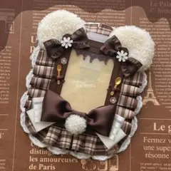 ♡[ 507 ] B8 硬質ケースデコ ごちそうチョコレートくまちゃん♡